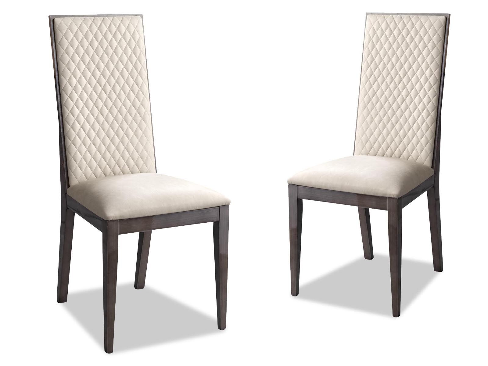 Set van 2 stoelen MEDOU deluxe vintage eik/zijdegrijs