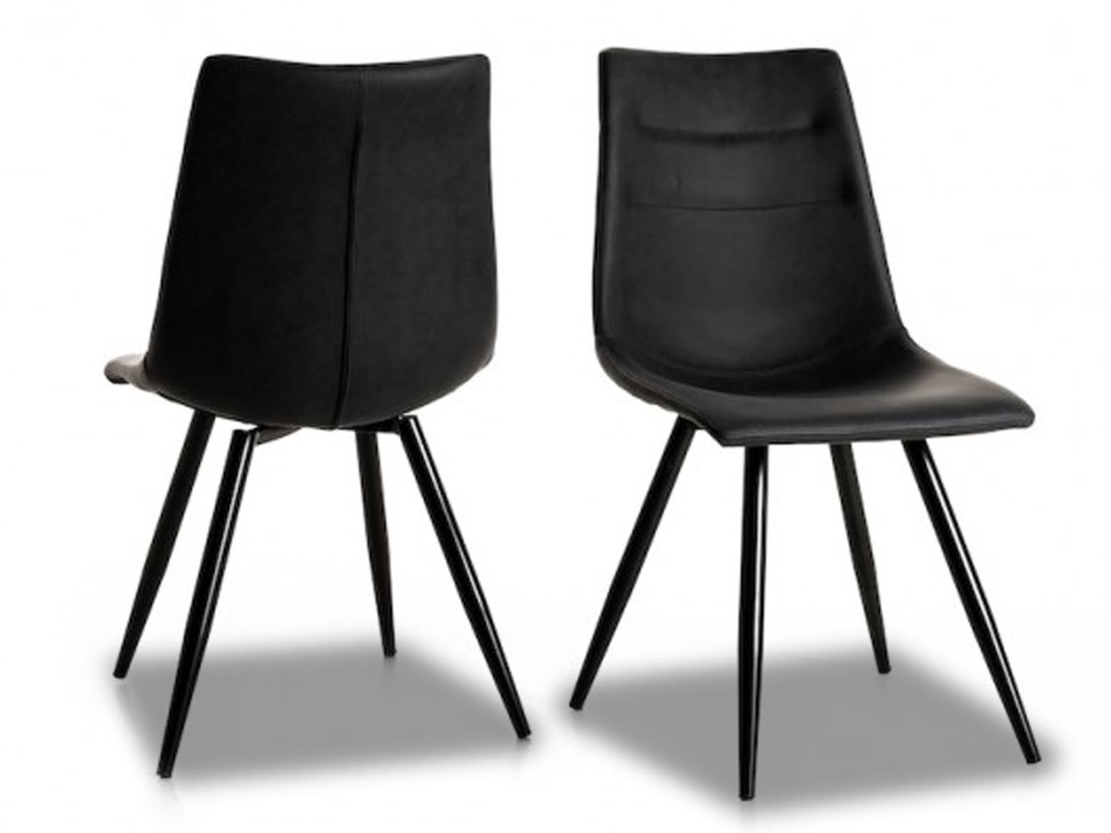 Set van 2 stoelen MARNOIX zwart
