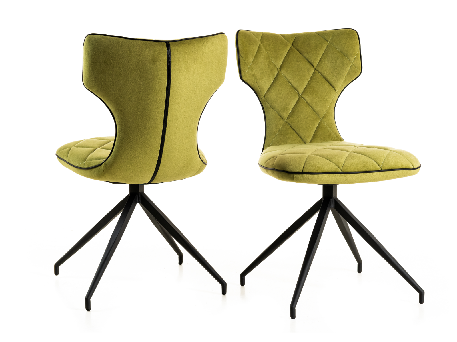 Set van 2 stoelen MILAN groen