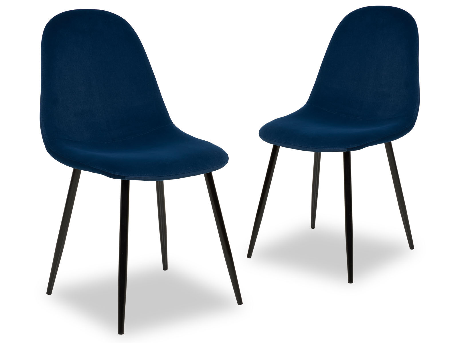 Set van 4 stoelen BOWIE donkerblauw