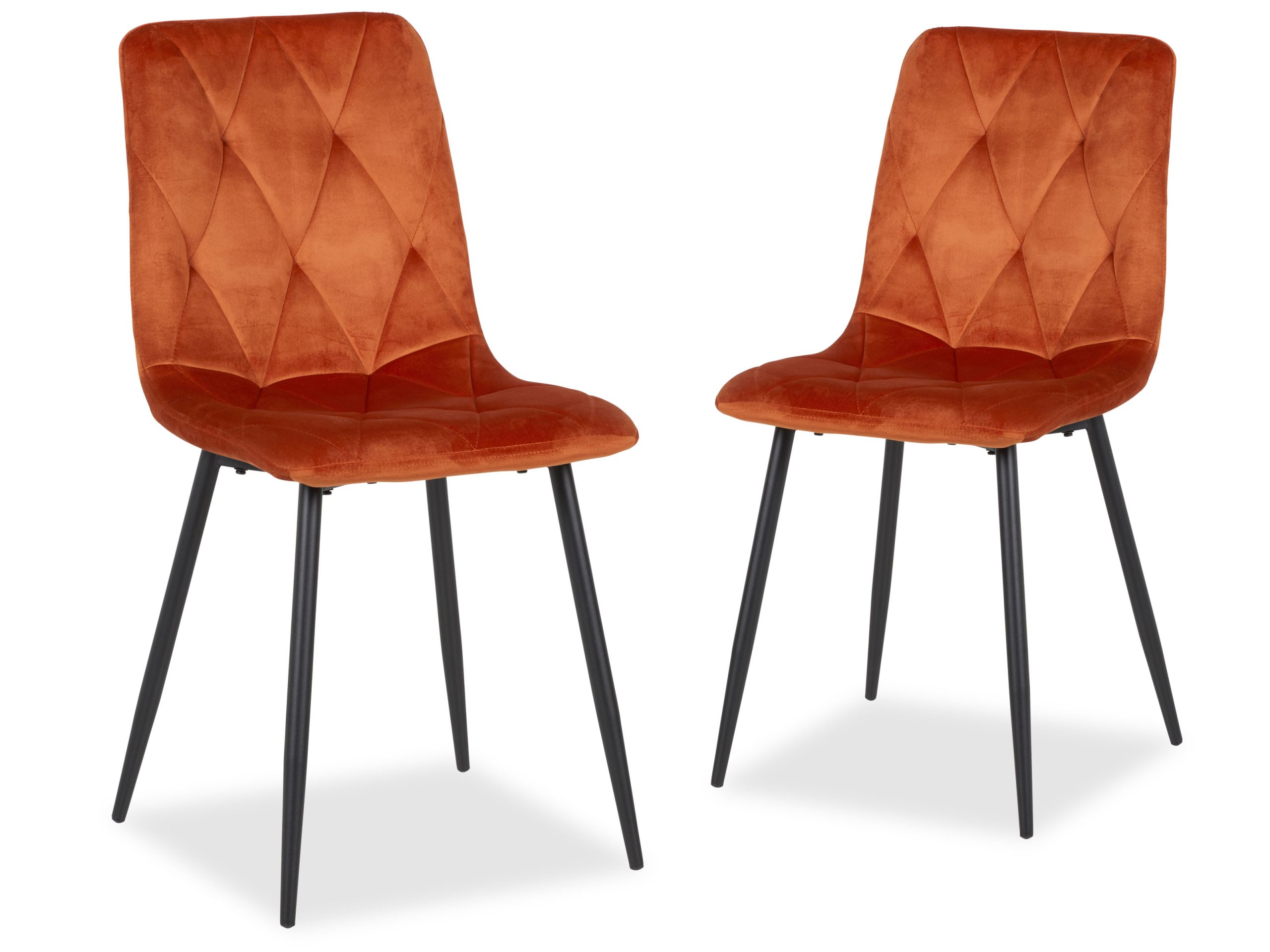Set van 4 stoelen DEMOLOS oranje