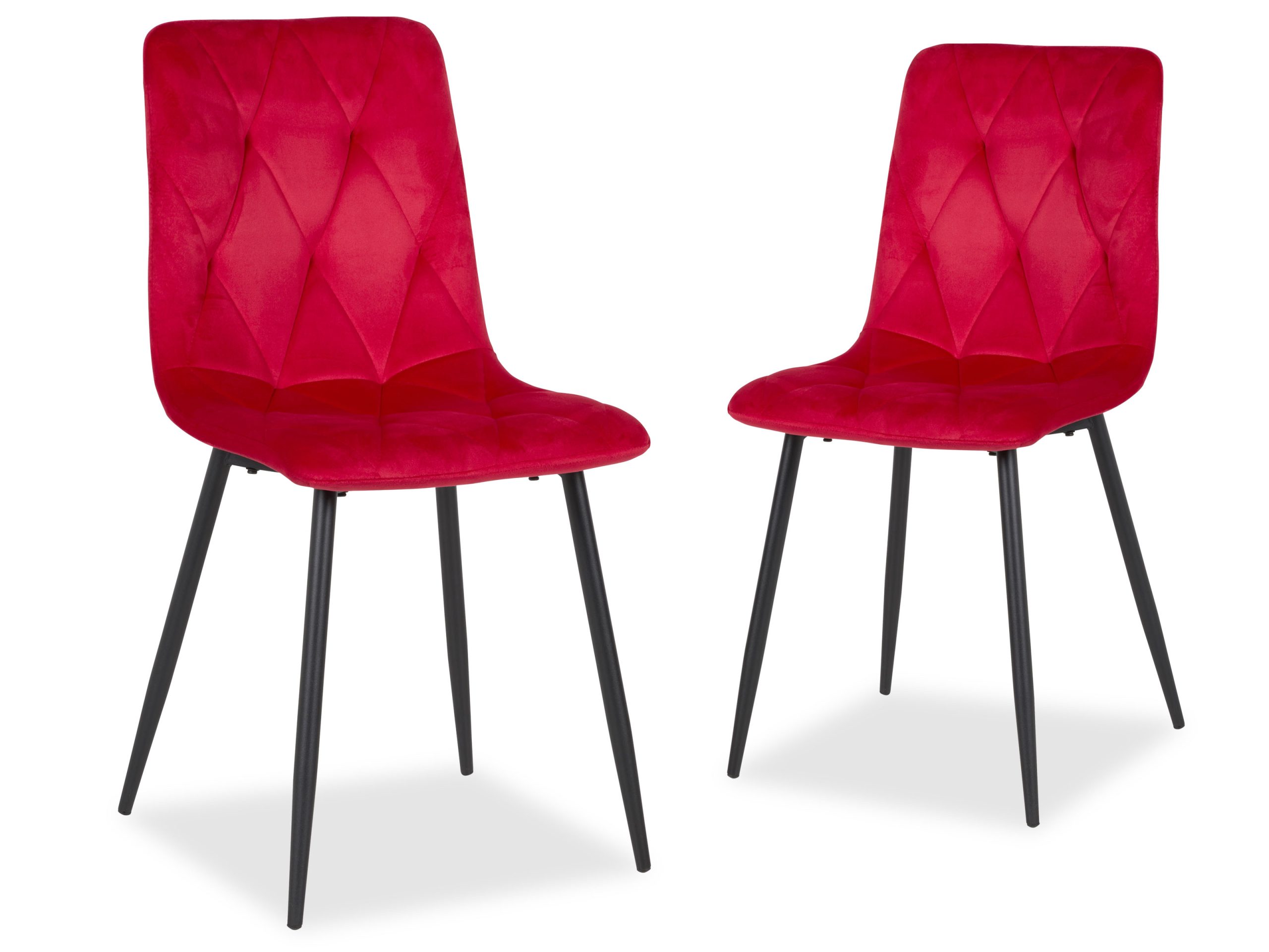 Set van 4 stoelen DEMOLOS rood